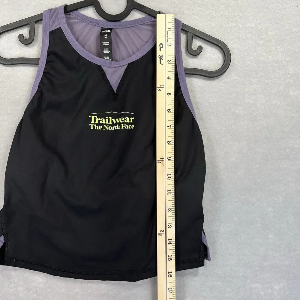 The‎ North Face Women's M Trailwear Sports Tank Bra Never Stop Exploring Black